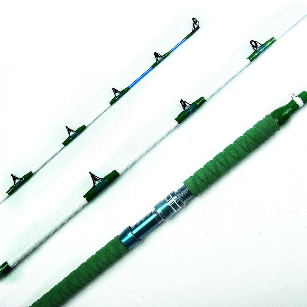 CFR003 fibre glass epoxy blank spiralled line fishing catfish rod