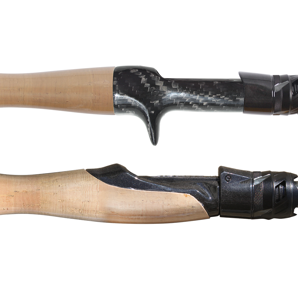 SPR004 7X_ handlaid reel seat  bass fishing rod