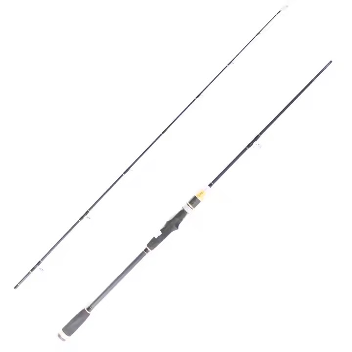 BAR229 2 section light bait spinning bass fishing rod