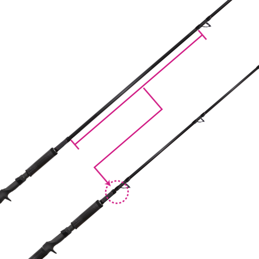 TTR001 trout trolling fishing rod